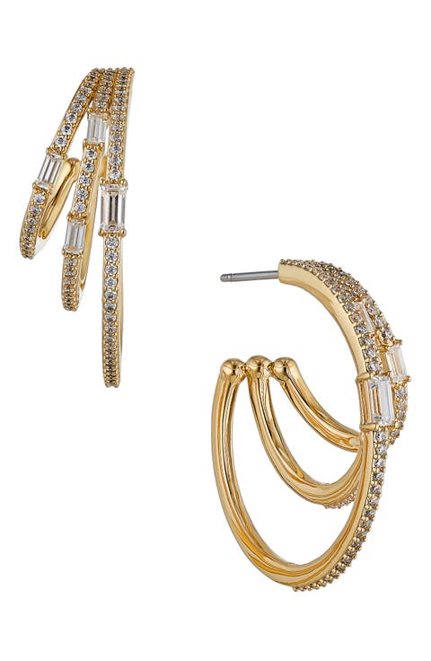 Triple Stack Hoop Earrings (Nordstrom Exclusive)