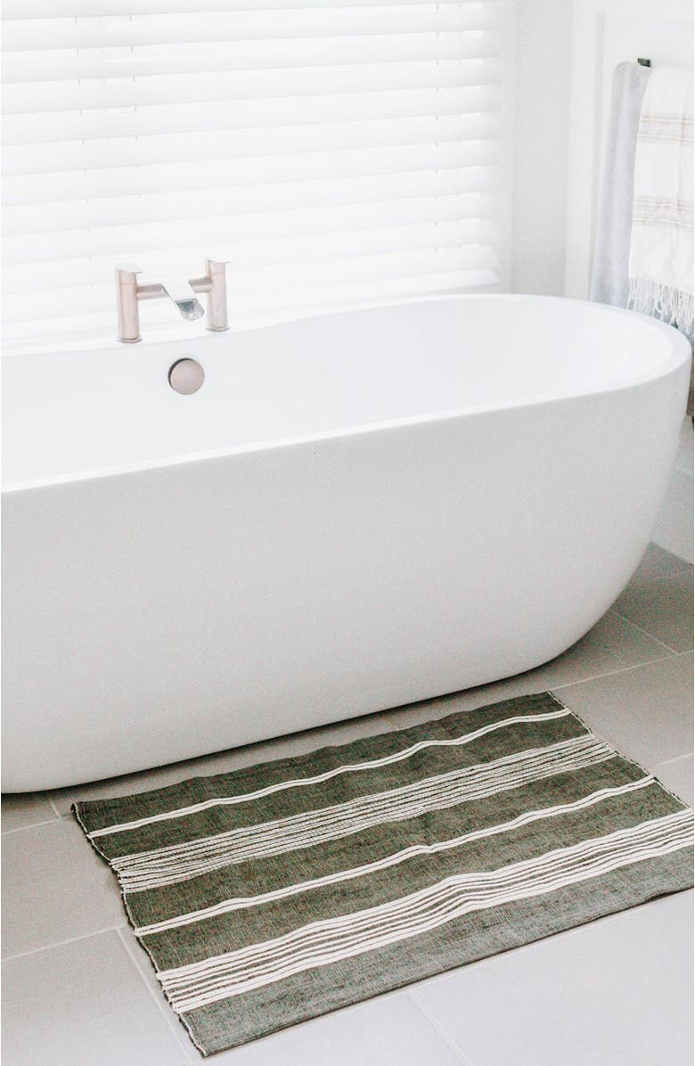 Creative Women Aden Bath Mat, Alternate, color, Grey/Natural