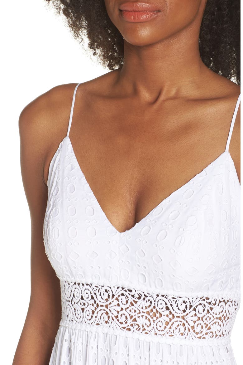 Melody Maxi Dress, Alternate, color, RESORT WHITE EYELET