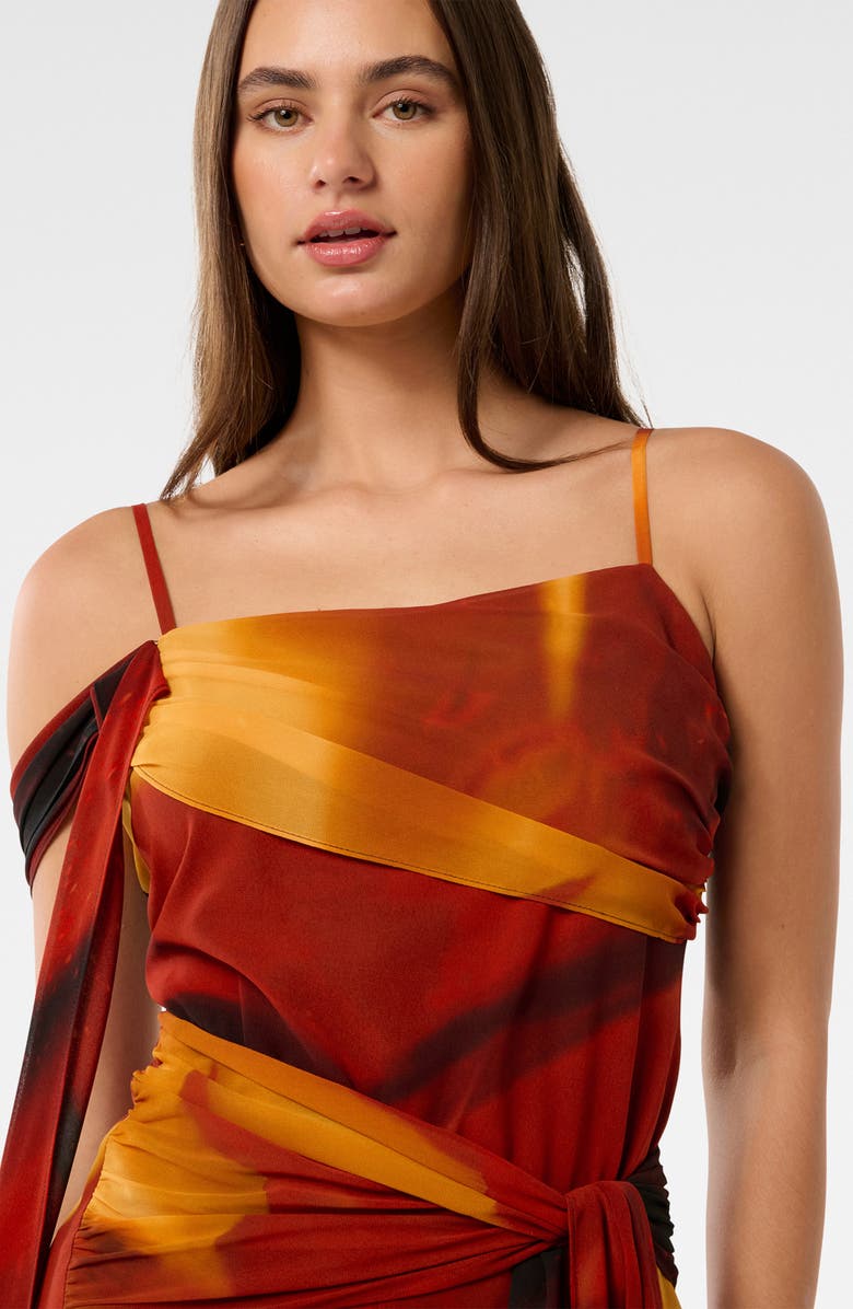 Ever New Leyla Abstract Print Maxi Dress, Alternate, color, 