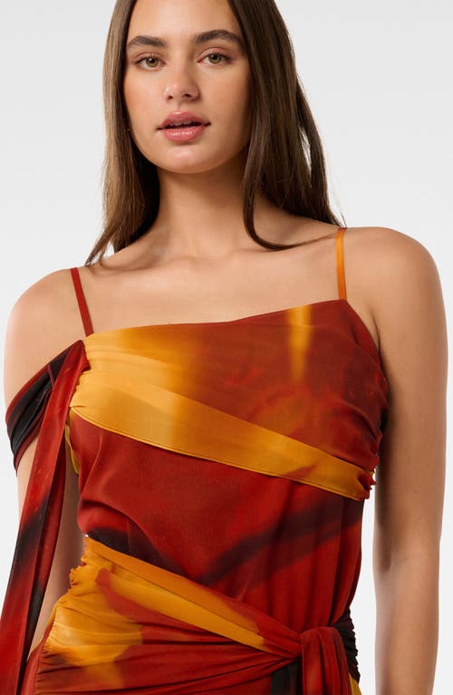 Ever New Leyla Abstract Print Maxi Dress In Myka Abstract