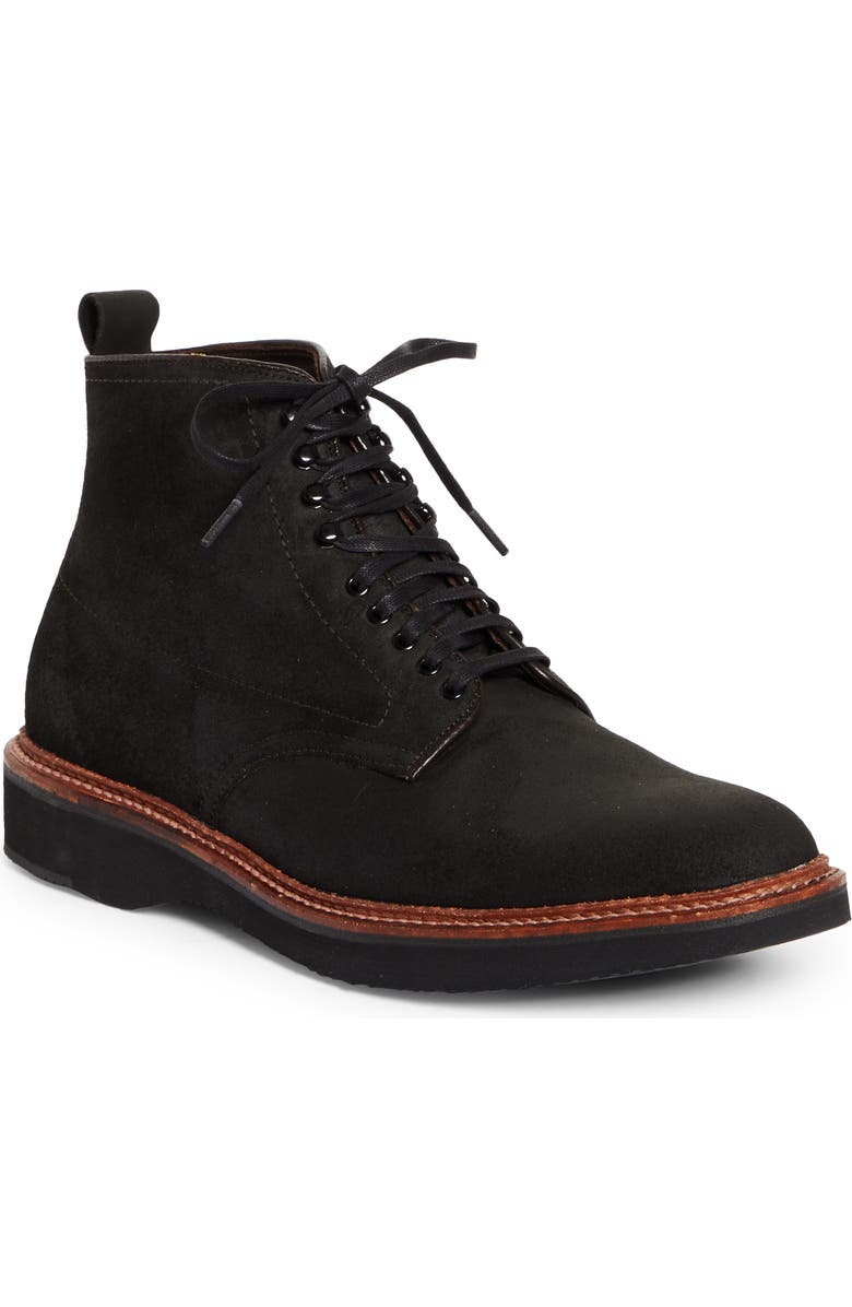 Alden Plain Toe Boot, Main, color, Black