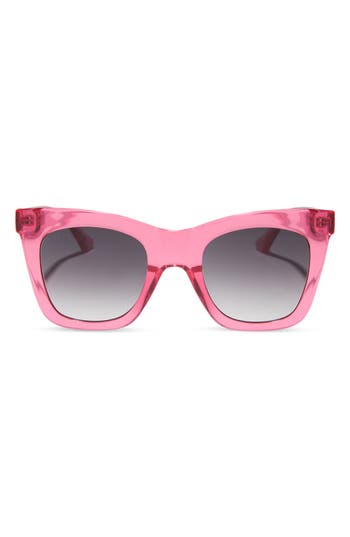DIFF DIFF 50MM TALIA SQUARE SUNGLASSES 