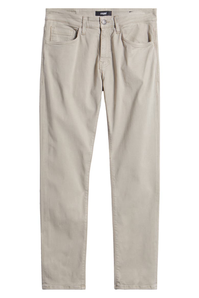 Marcus Slim Straight Leg Twill Pants, Alternate, color, LATTE LUXE TWILL