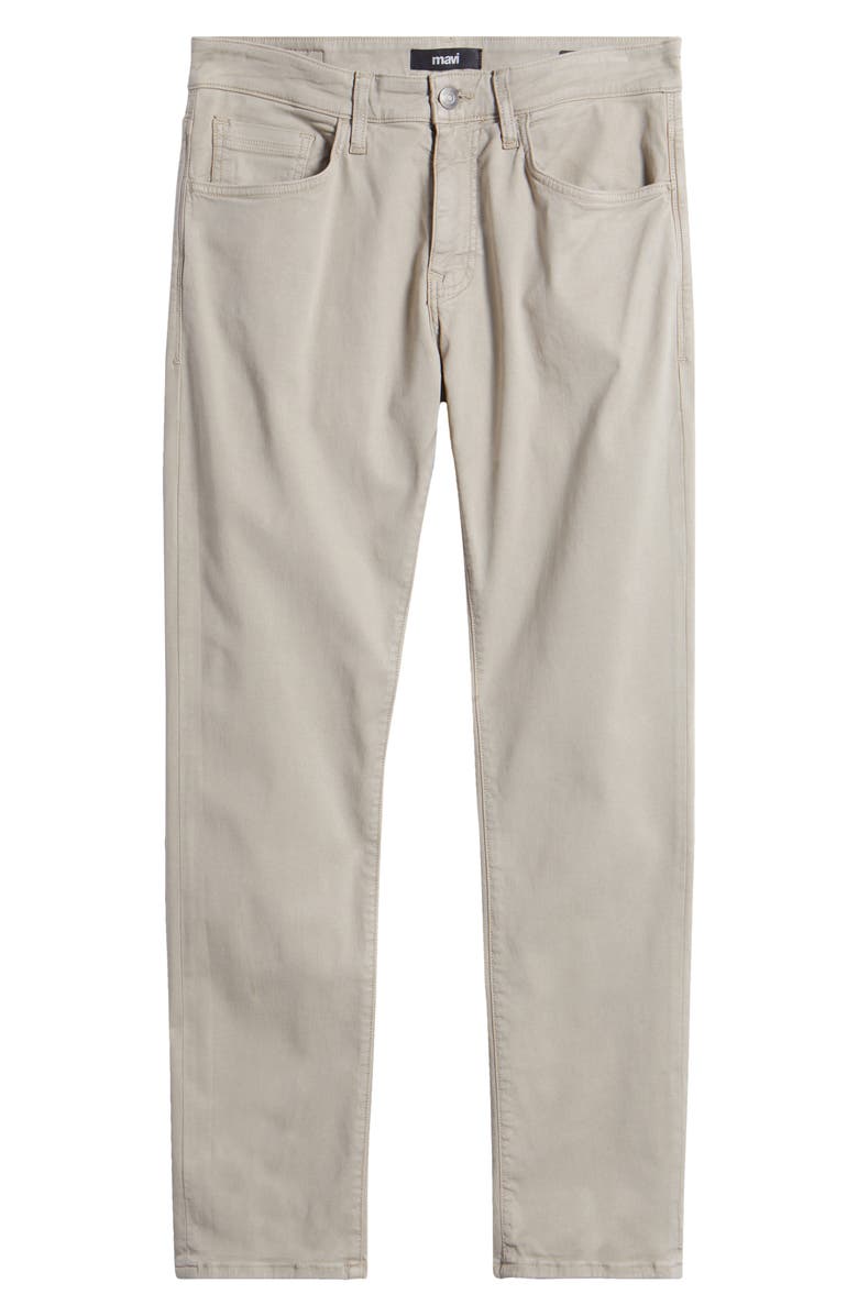Mavi Jeans Marcus Slim Straight Leg Twill Pants, Alternate, color, Latte Luxe Twill