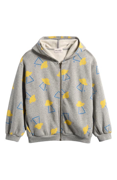 Kids' Pixel Abduction Organic Cotton Hoodie
