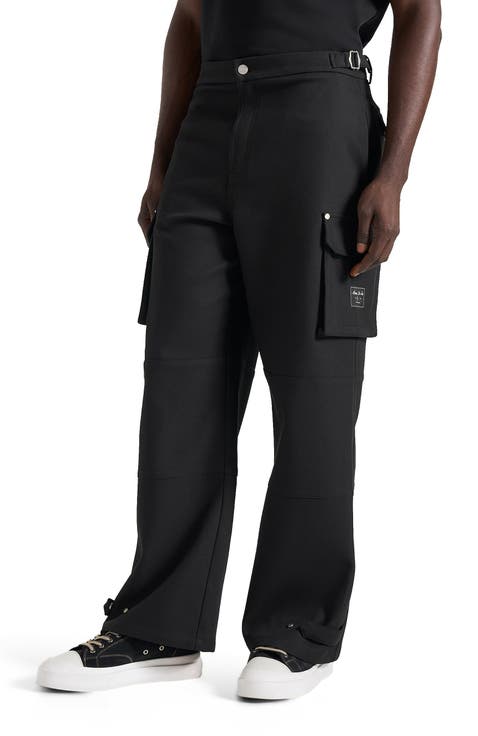 Mathis Twill Signature Wide Leg Cargo Trousers