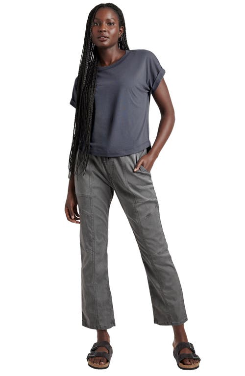 Splendid Womens Pocket Lyocell Straight Leg Pants In Stone