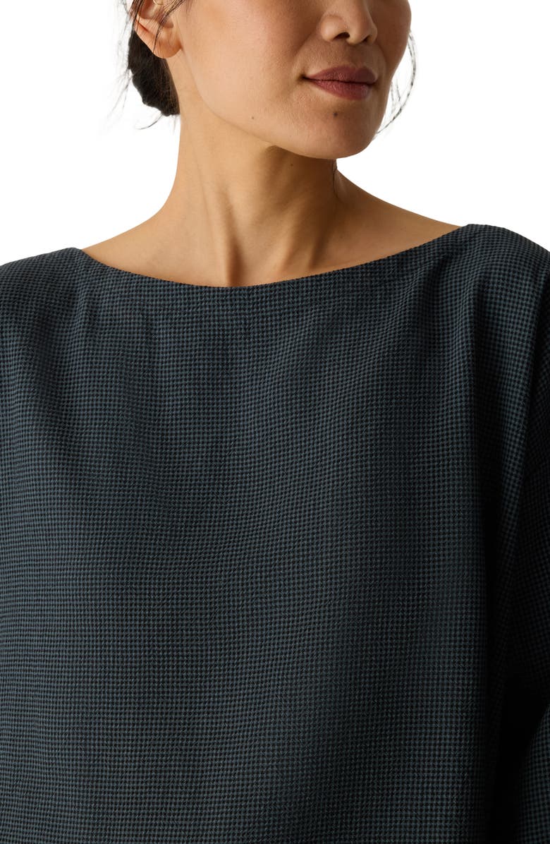 Eileen Fisher Boxy Boat Neck Top, Alternate, color, Eucalyptus