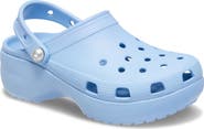 CROCS Faux Pearl Platform Clog