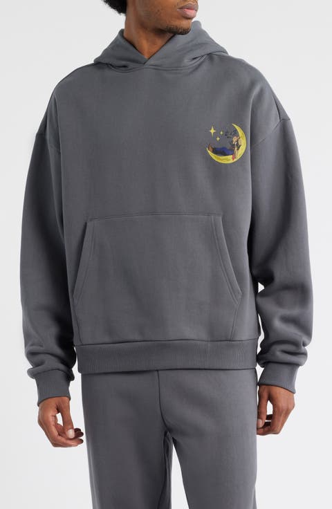 Night Rider Cotton Graphic Hoodie