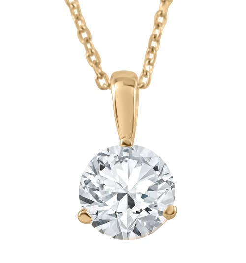 Bliss Diamond 2 Ct Solitaire Lab Grown Diamond Pendant Available In 14k White Gold