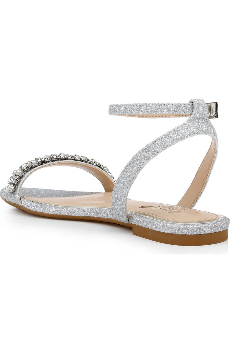 Jewel Badgley Mischka Daria Ankle Strap Sandal, Alternate, color,