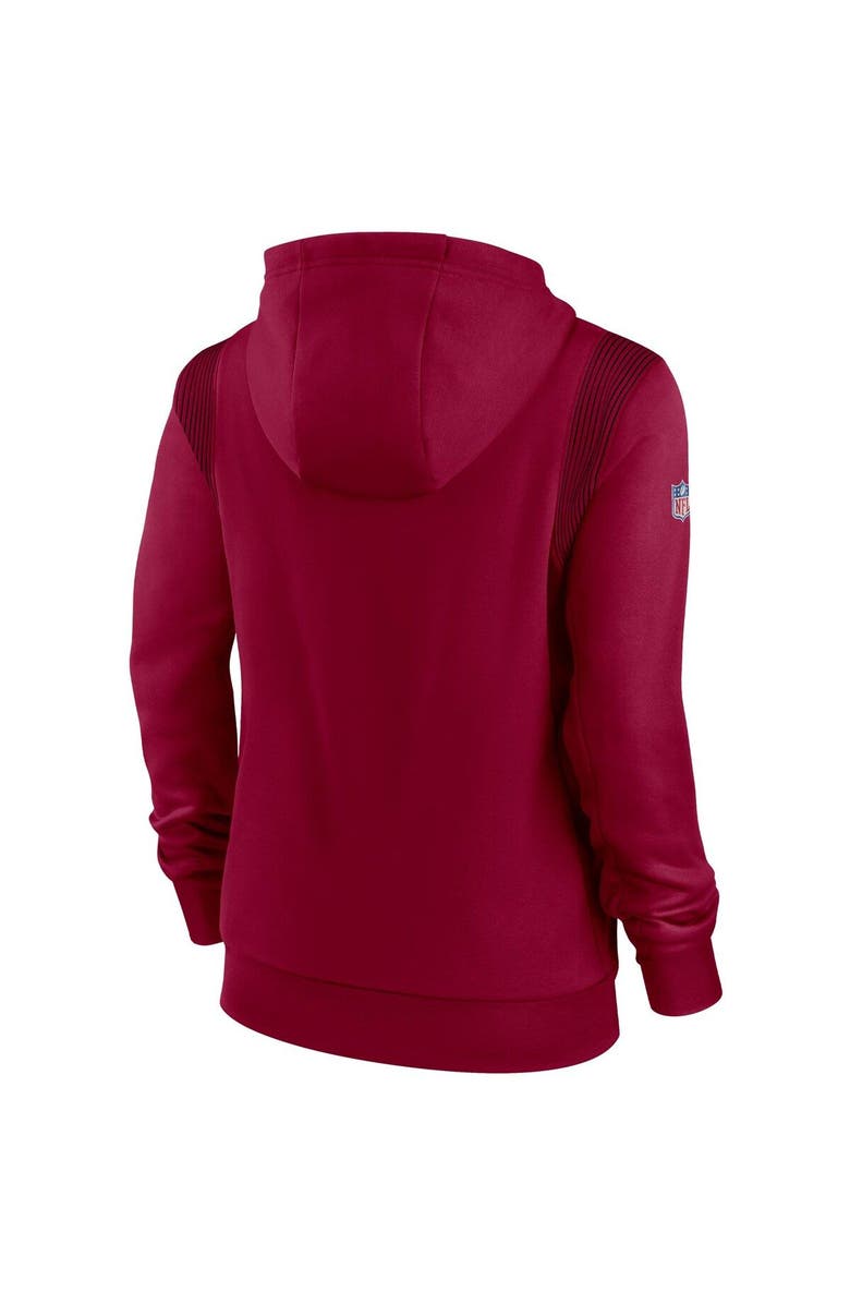 Nike Women's Nike Burgundy Washington Football Team Sideline Performance Pullover Hoodie, Alternate, color, 