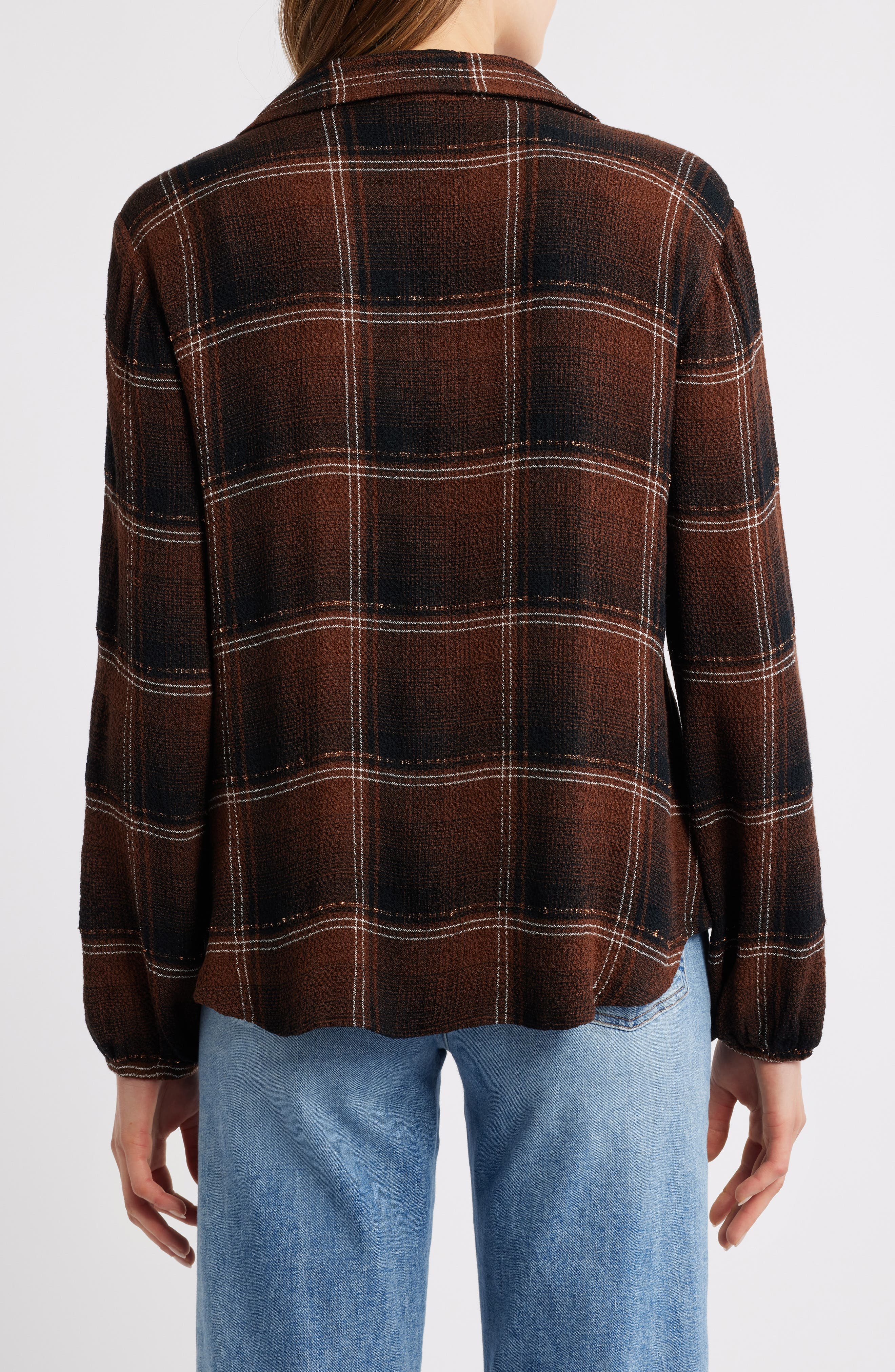 Plaid Popover Top - image 2