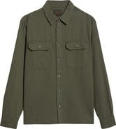 Billabong Fort Garage Stripe Cotton Herringbone Button-Up Shirt