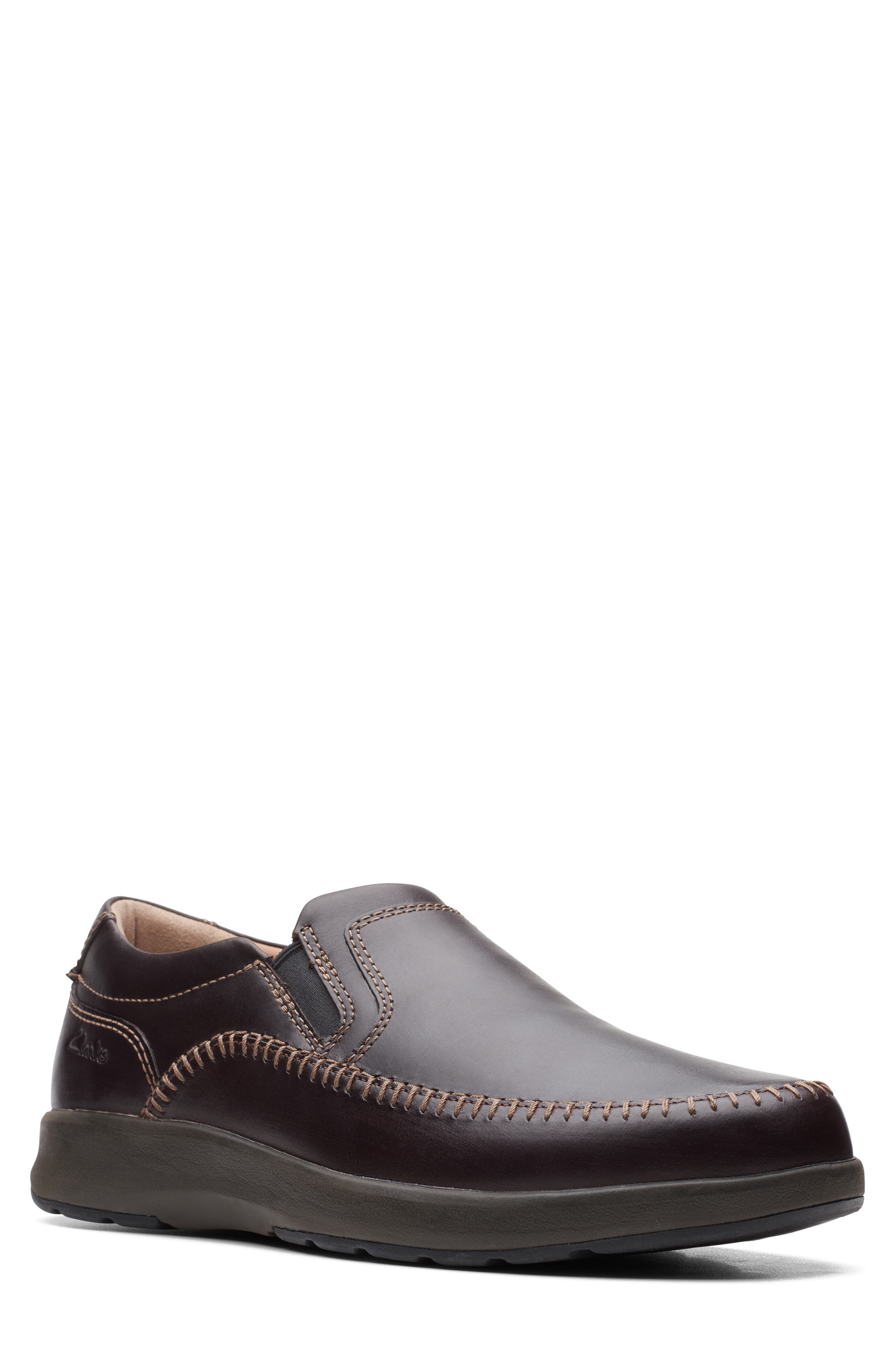 Un.Trail Way Slip-On, Main, color, MAHOGANY OILY LEATHER