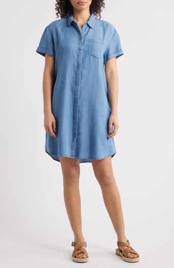 Caslon® Chambray Shirtdress