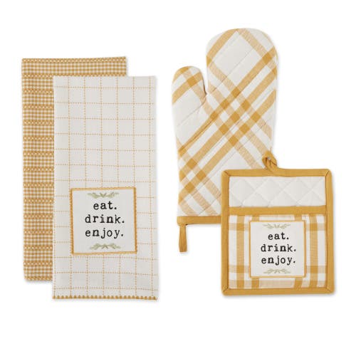 Dii Home Sweet Farmhouse Kitchen Set/4 In Multi