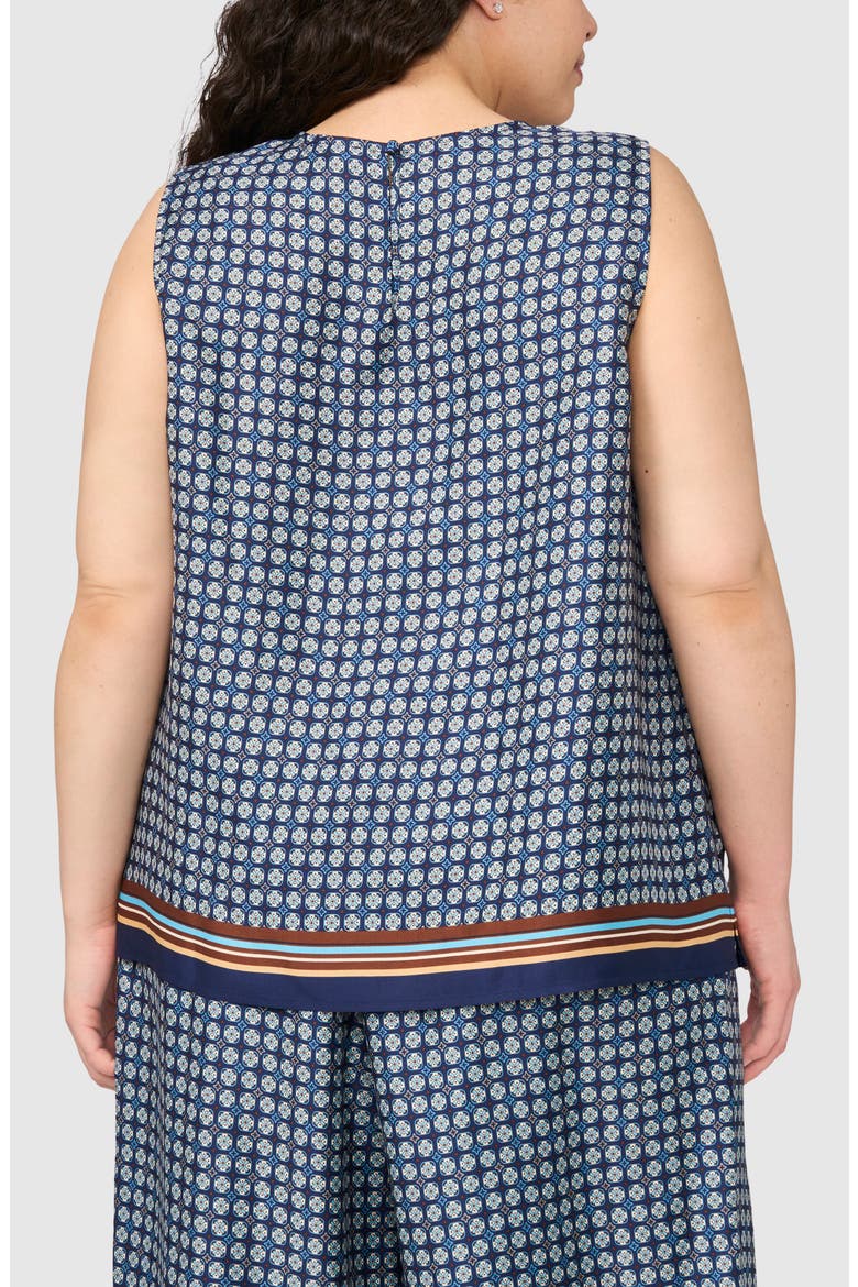Medallion Print Tank, Alternate, color, CLASSIC NAVY
