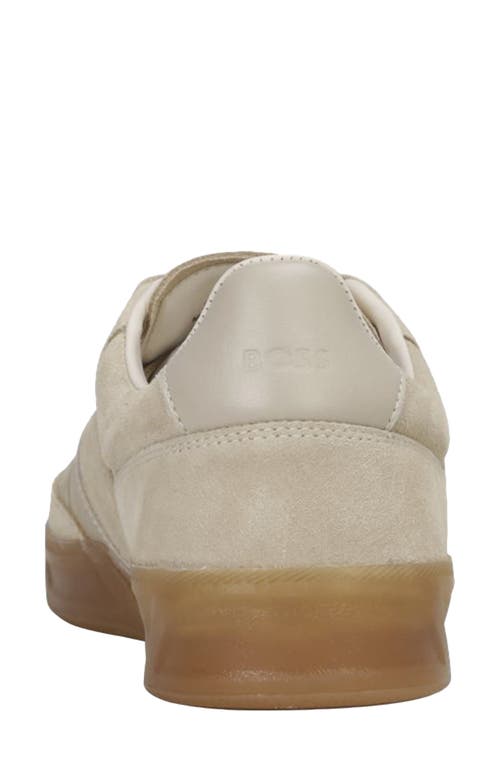 Hugo Boss Boss Brenta Low Top Sneaker In Sand