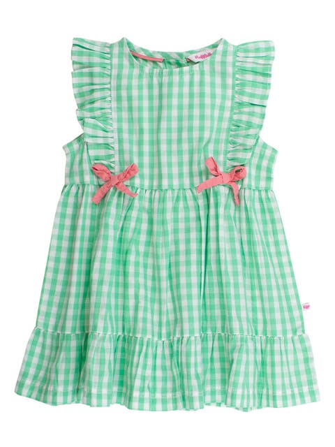 Sleeveless Pinafore Bow Dress