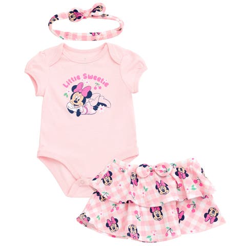 Minnie Mouse Bodysuit Skirt & Headband Set (Baby)