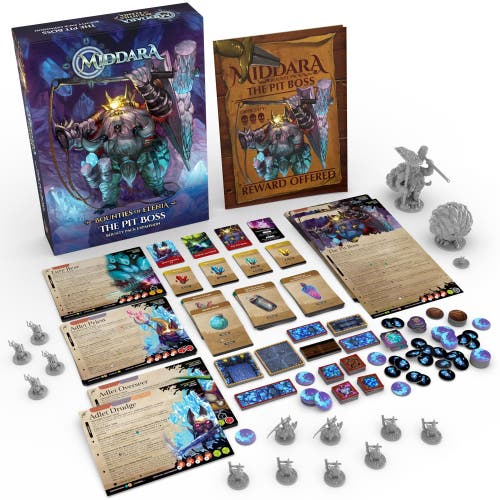 Middara The Pit Boss, Bounty Pack Expansion, 15 New Plastic Miniatures in Multicolored  product