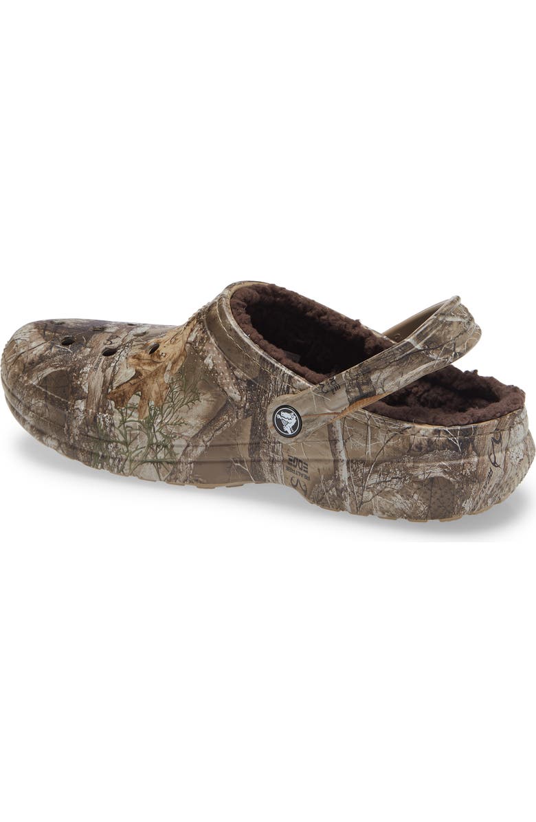 CROCS <sup>™</sup> Classic Lined Slipper, Alternate, color, Chocolate/ Chocolate