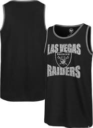 '47 Men's '47 Black Las Vegas Raiders Upload Franklin Tank Top