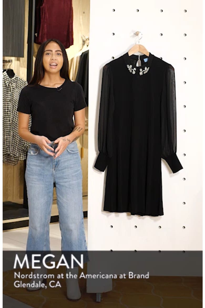 Embellished Collar Dress video