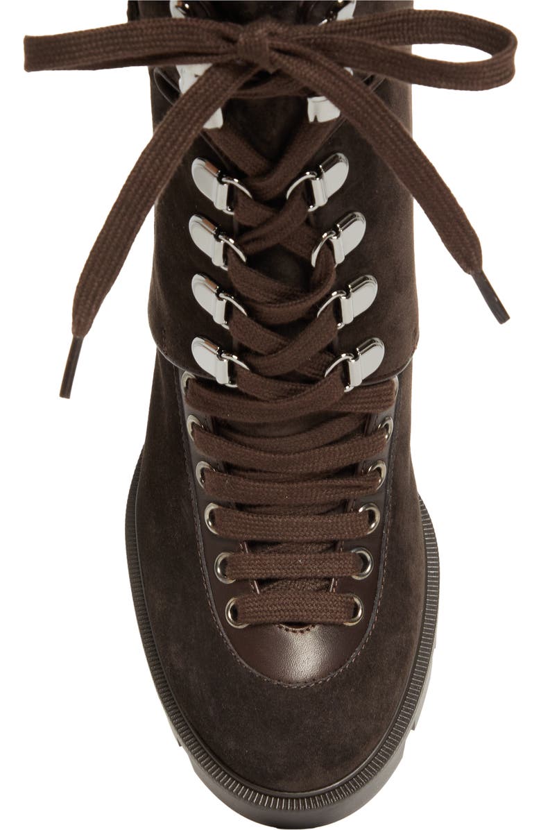 Christian Louboutin Macademia Combat Boot, Alternate, color, Cafe/ Dark Brown