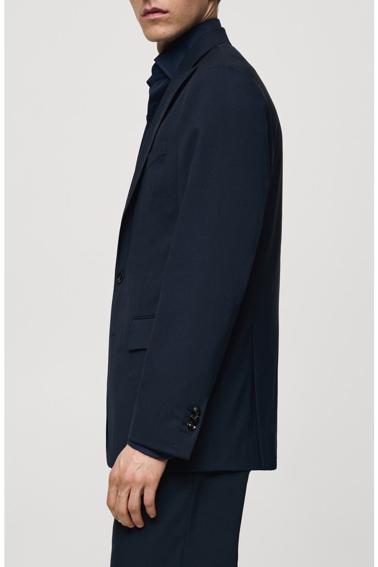Slim Fit Navy Wool Sport Coat, Alternate, color, DARK NAVY