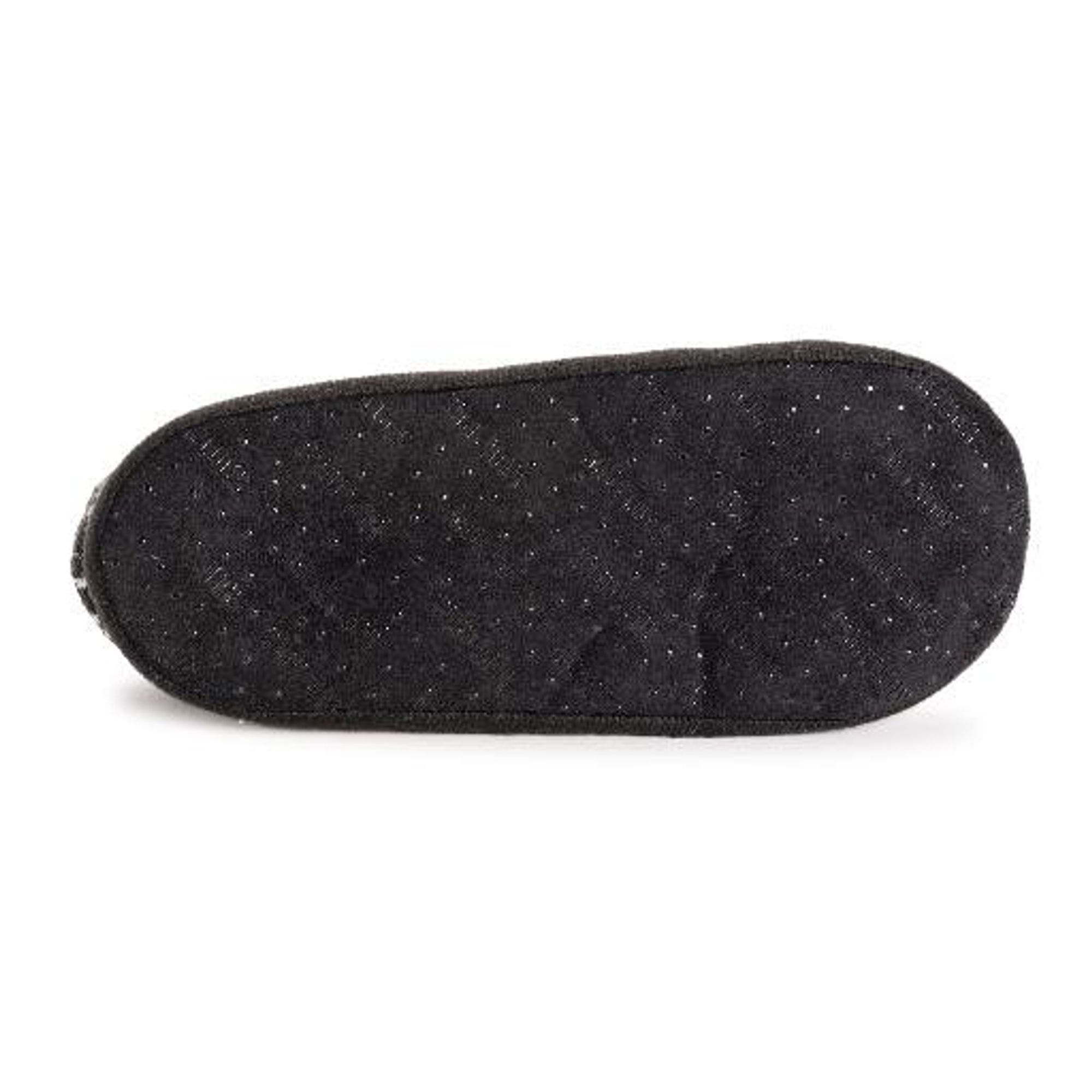 Cuff Bootie Slipper, Alternate, color, Ebony/Chianti