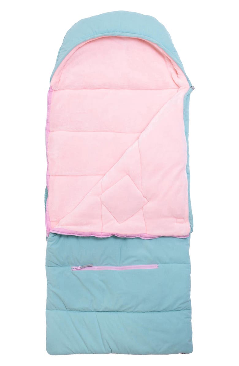 mimish Kids' Sleep-n-Pack Sleeping Bag Backpack, Alternate, color, Aqua