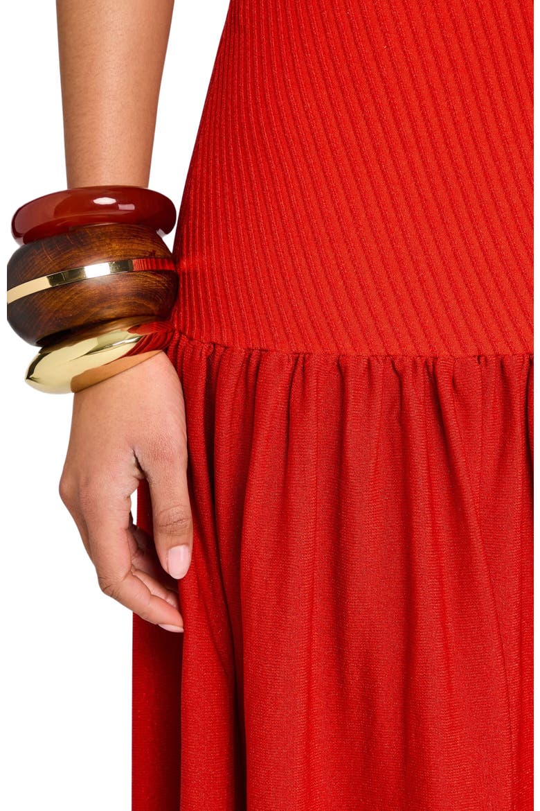 Kennedi Knit Dress, Alternate, color, Metallic Geranium