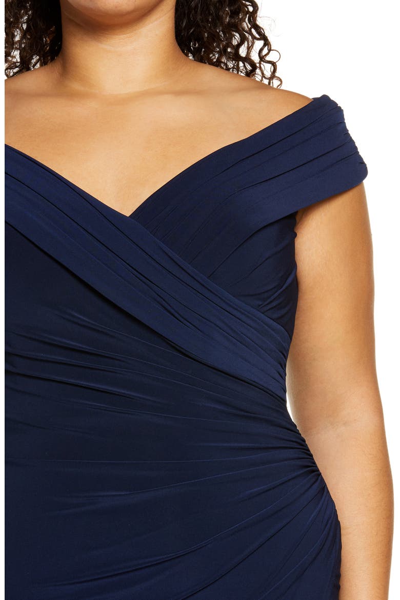 Jersey Gown, Alternate, color, NAVY