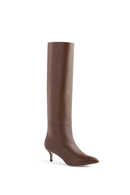 Neil J. Rodgers Eva Slouch Boot In Brown Nappa