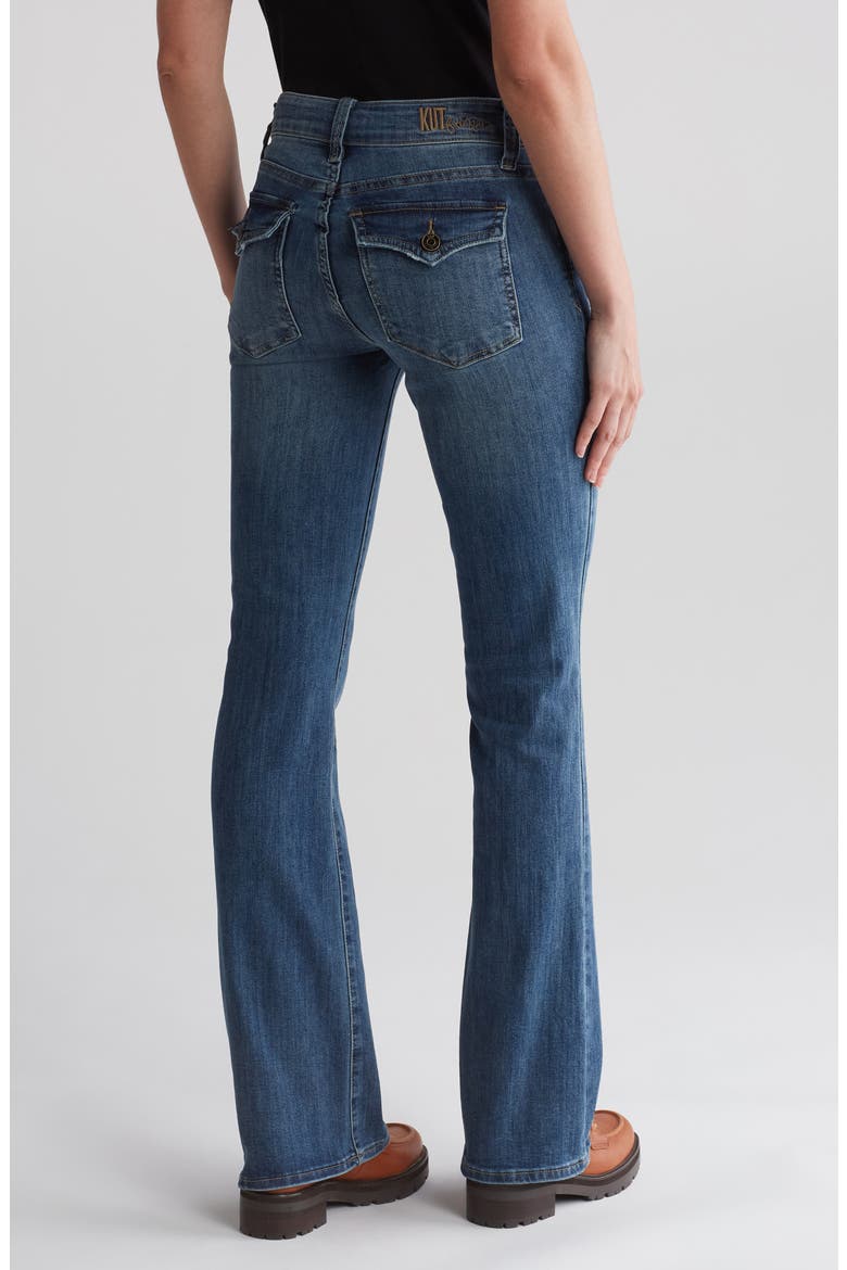 Nicole Flap Back Bootcut Jeans, Alternate, color, MAPLE W/MED BAS