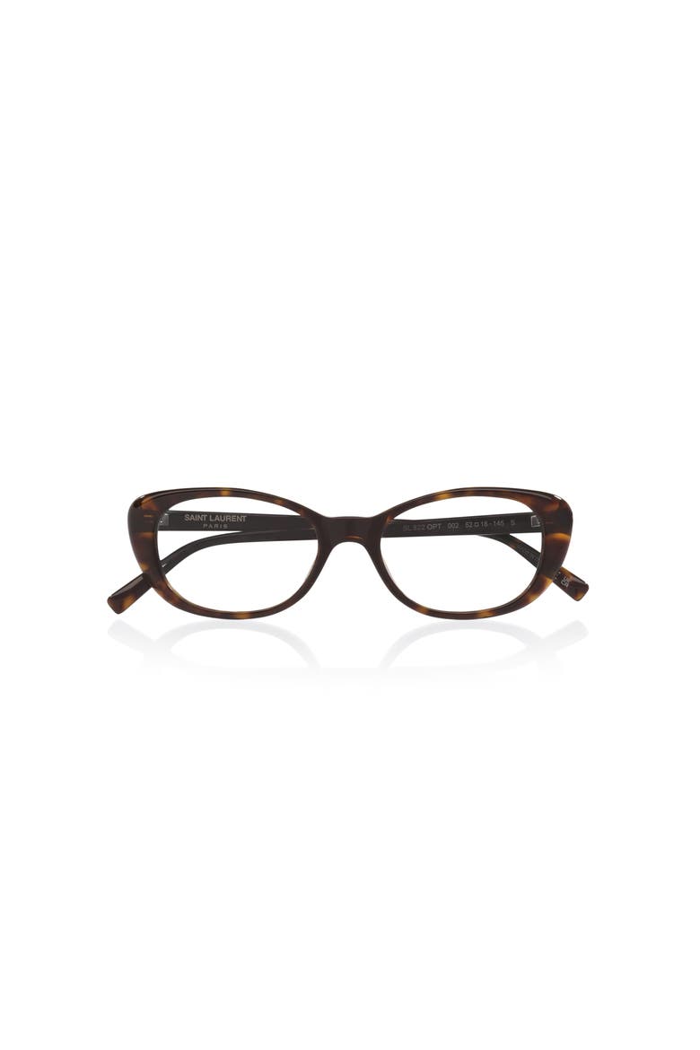 52mm Cat Eye optical glasses, Alternate, color, Tortoise