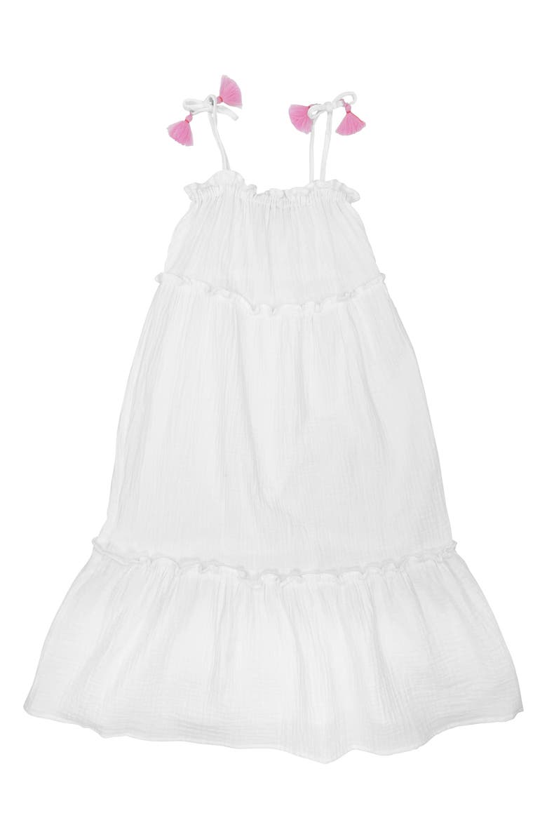Feather 4 Arrow Kids' Solstice Tiered Cotton Gauze Sundress, Main, color, 