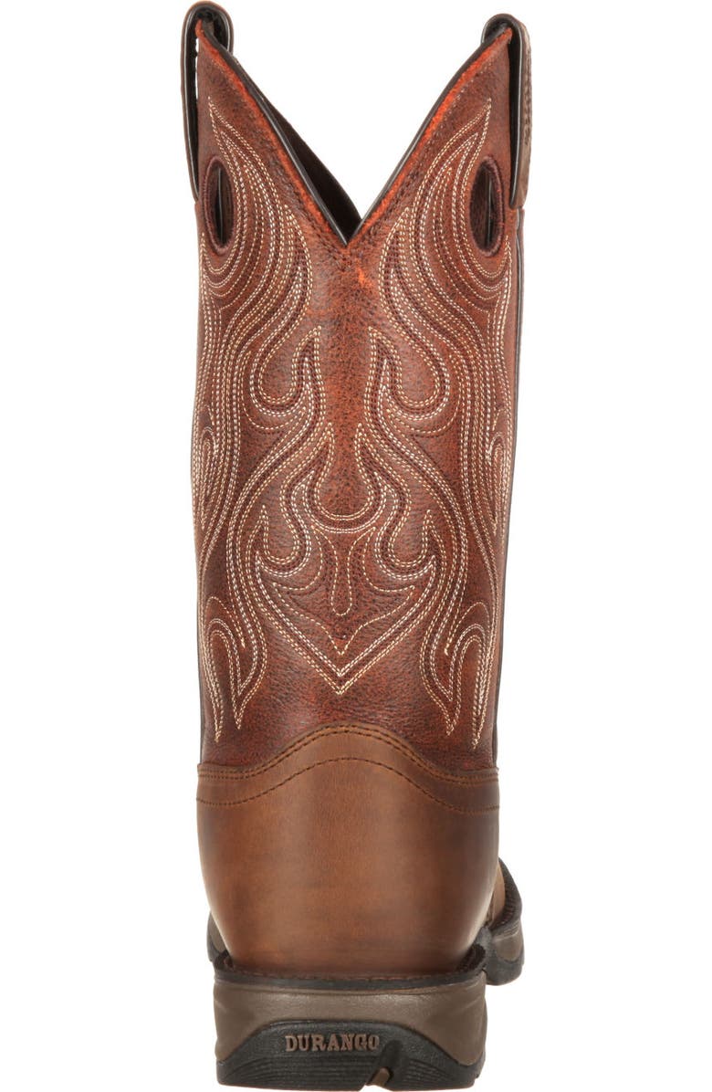 DURANGO Brown Saddle Western Boot, Alternate, color, Dusk Velocity And Bark Brown