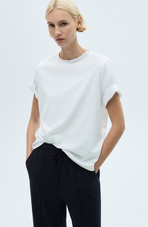 Mango Tie Waist Wide Leg Pants In Dark Navy