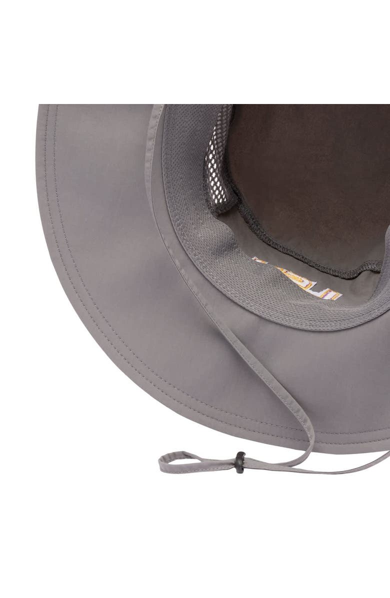 Columbia Men's Columbia  Gray LSU Tigers Bora Bora III Omni-Shade Booney Hat, Alternate, color, 