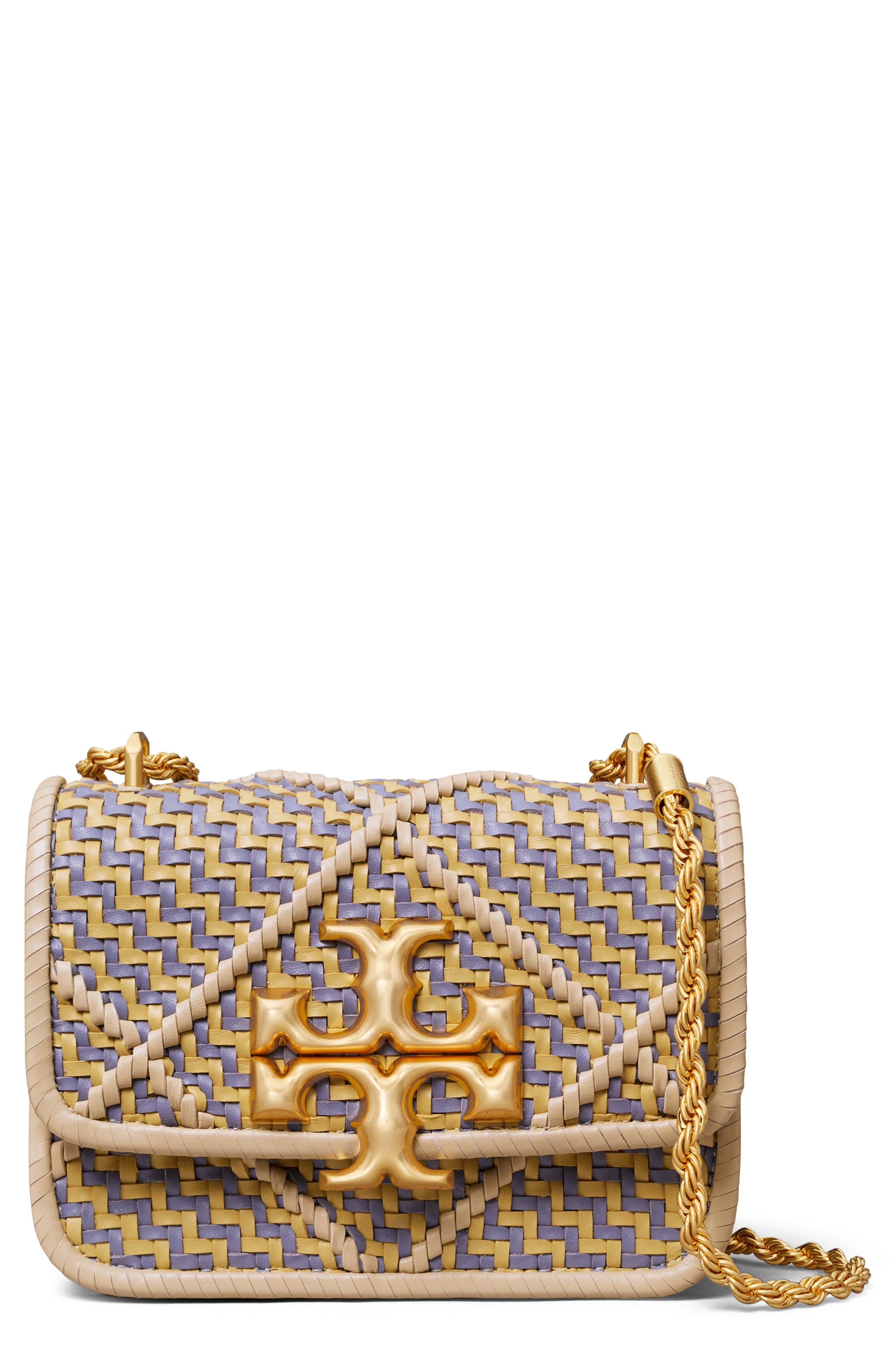 Tory Burch Eleanor Woven Shoulder Bag, Main, color, 