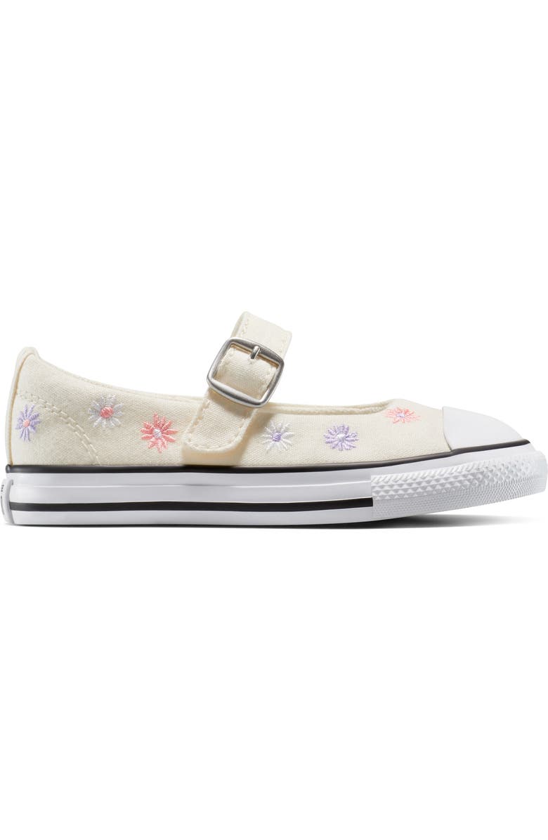 Converse Kids' Chuck Taylor All Star Dainty Mary Jane Sneaker, Alternate, color, Egret/ White/ Black