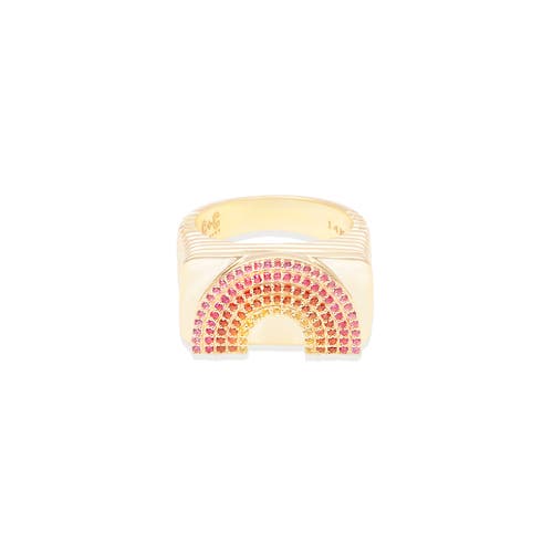 Campbell + Charlotte Juju Rainbow Ring In Neutral