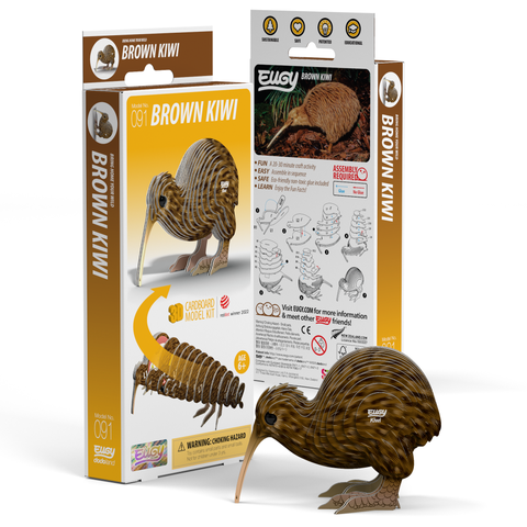 Brown Kiwi 3D Puzzle