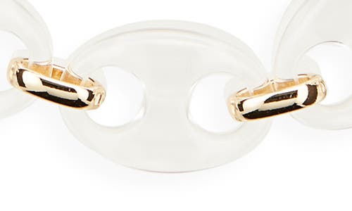 Nordstrom Resin Mariner Link Necklace In White