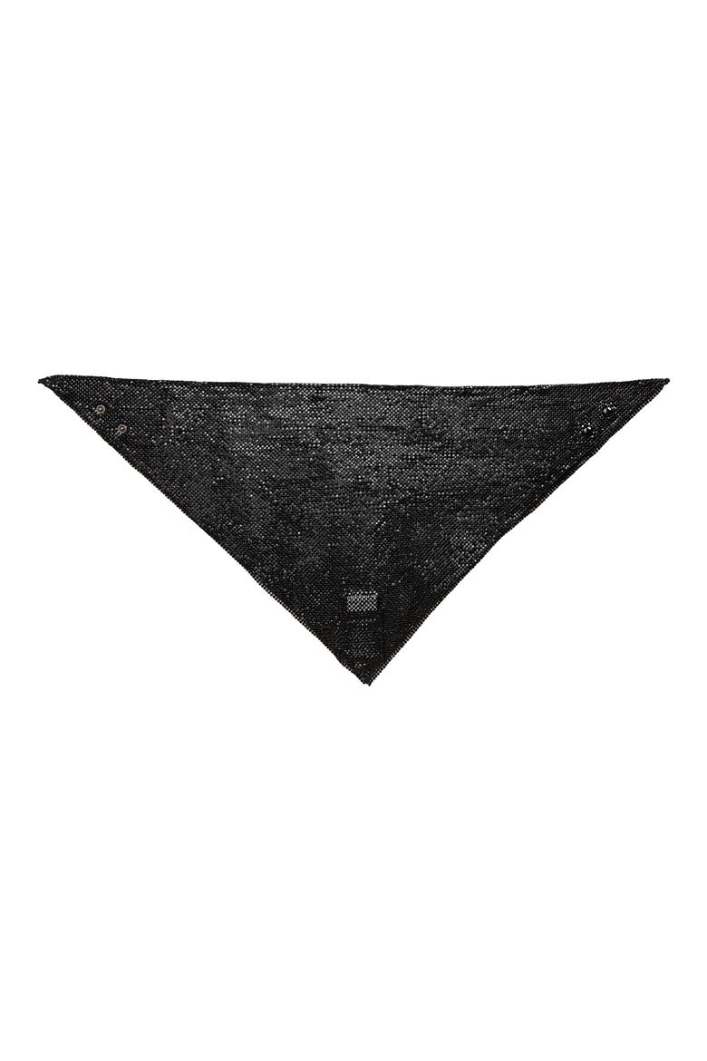 Metal Mesh Scarf, Main, color, BLACK